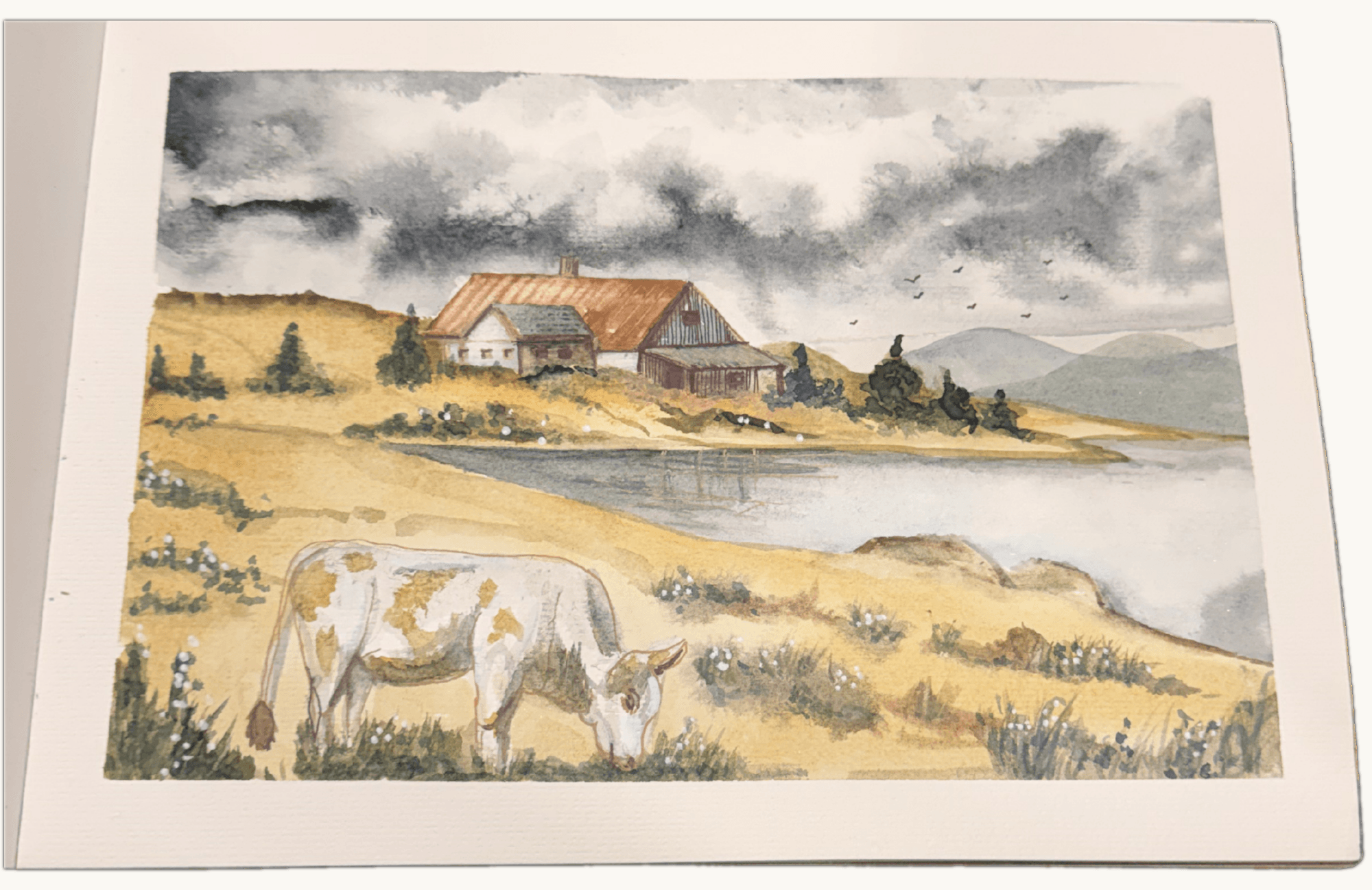 Still Waters — Watercolour by Elena Doljenkova