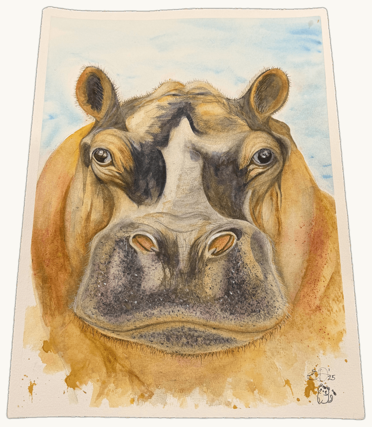 River King — Watercolour by Elena Doljenkova